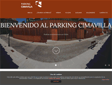 Tablet Screenshot of parkingcimavilla.es
